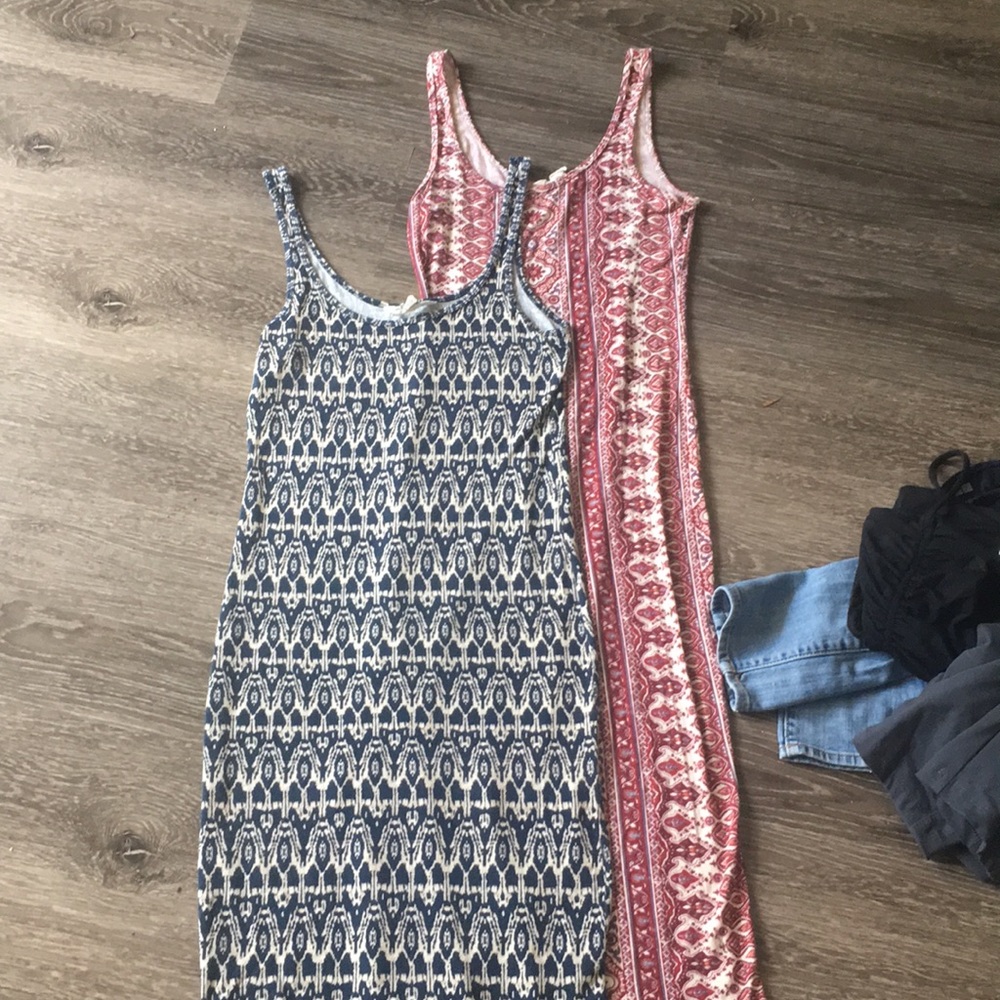 Billabong stretch midi dresses sz M (2)